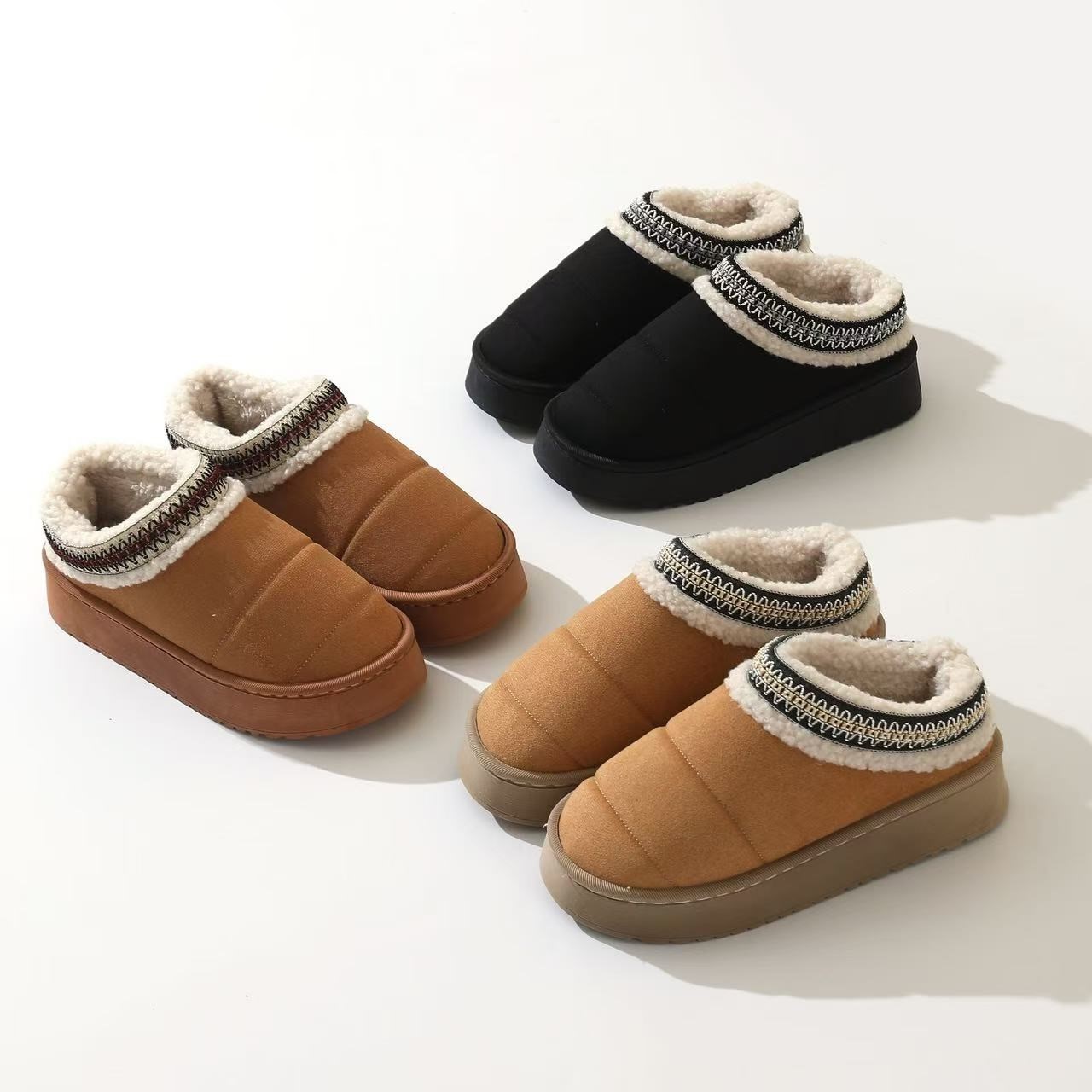 Pantufla con plataforma
