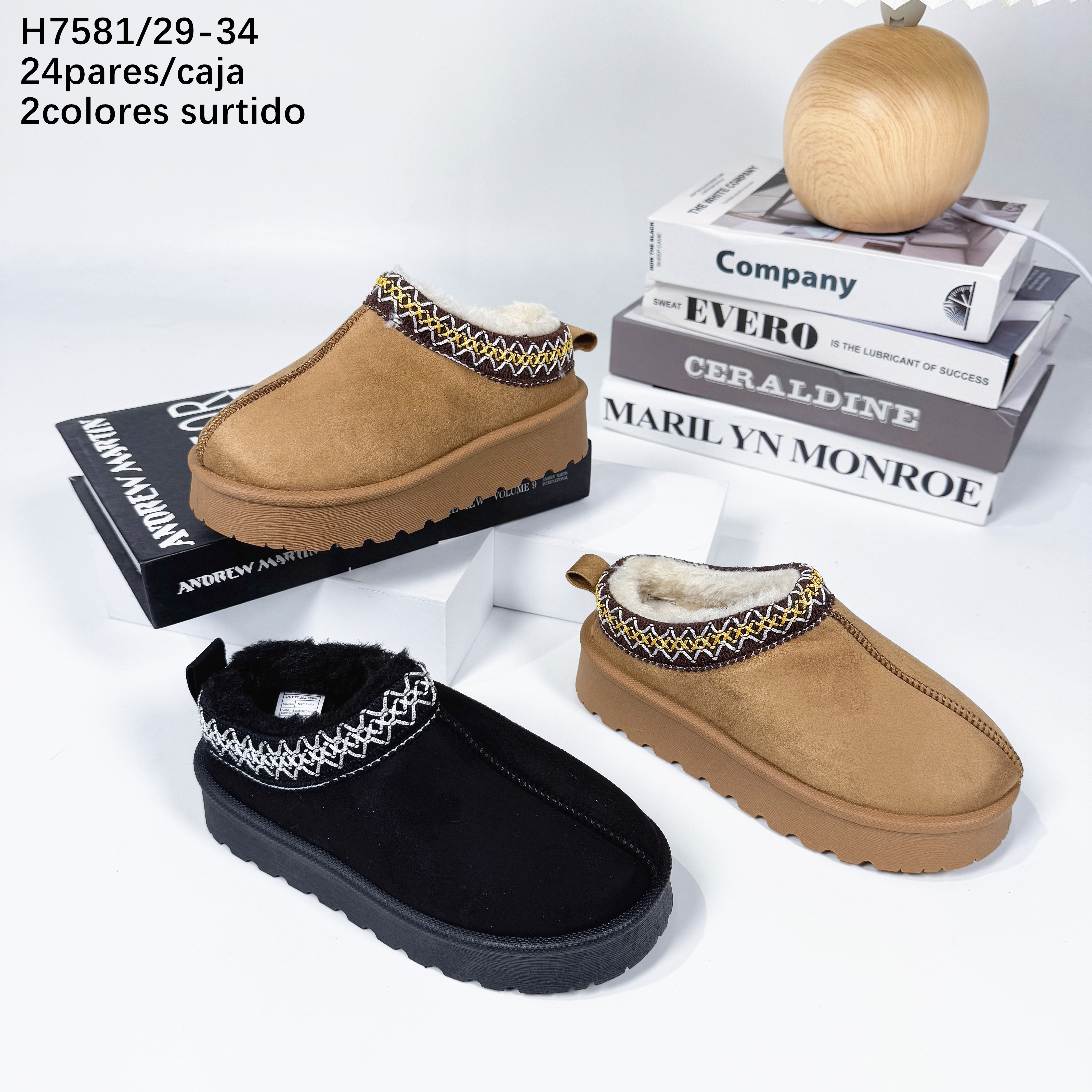 Pantufla con plataforma