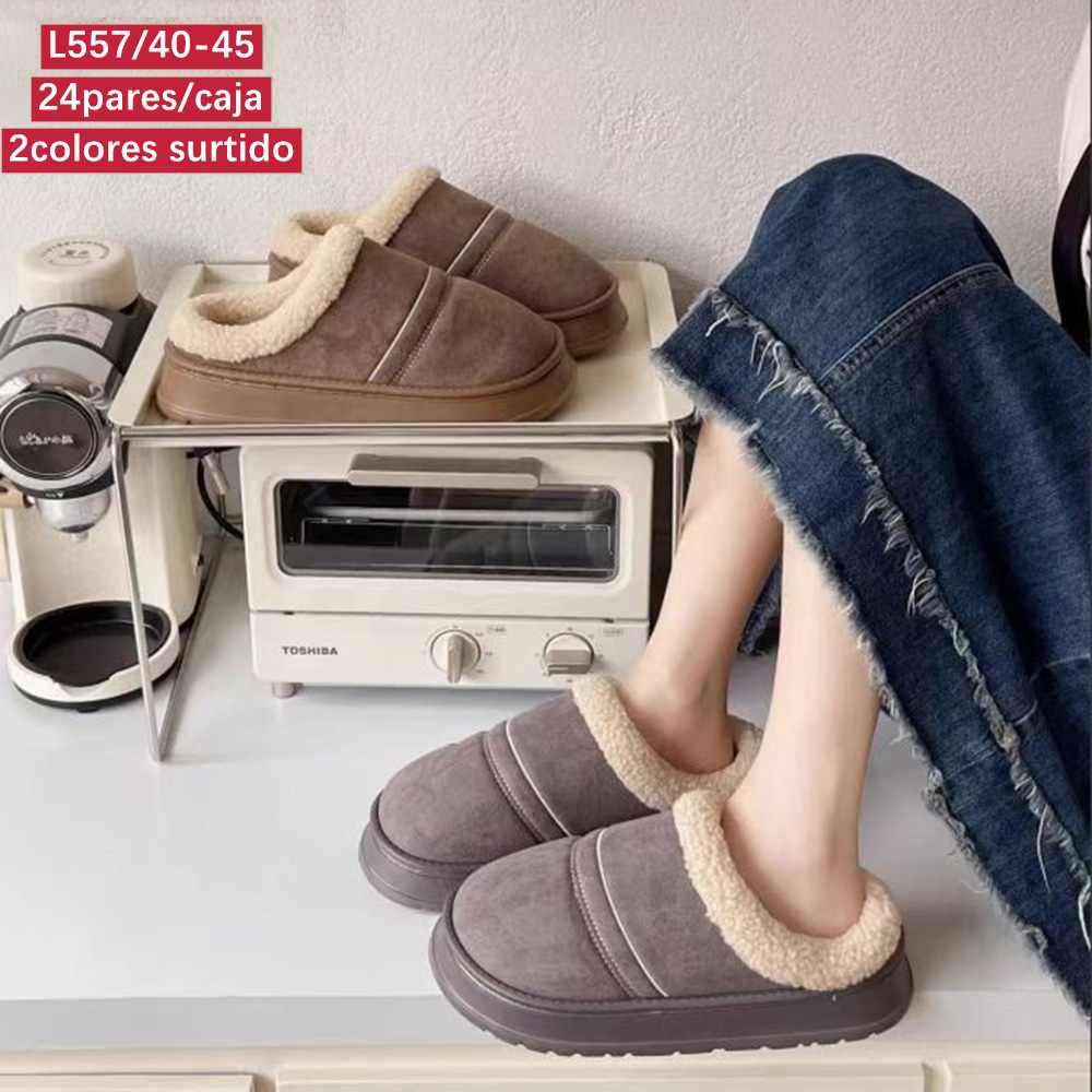 Pantufla con plataforma