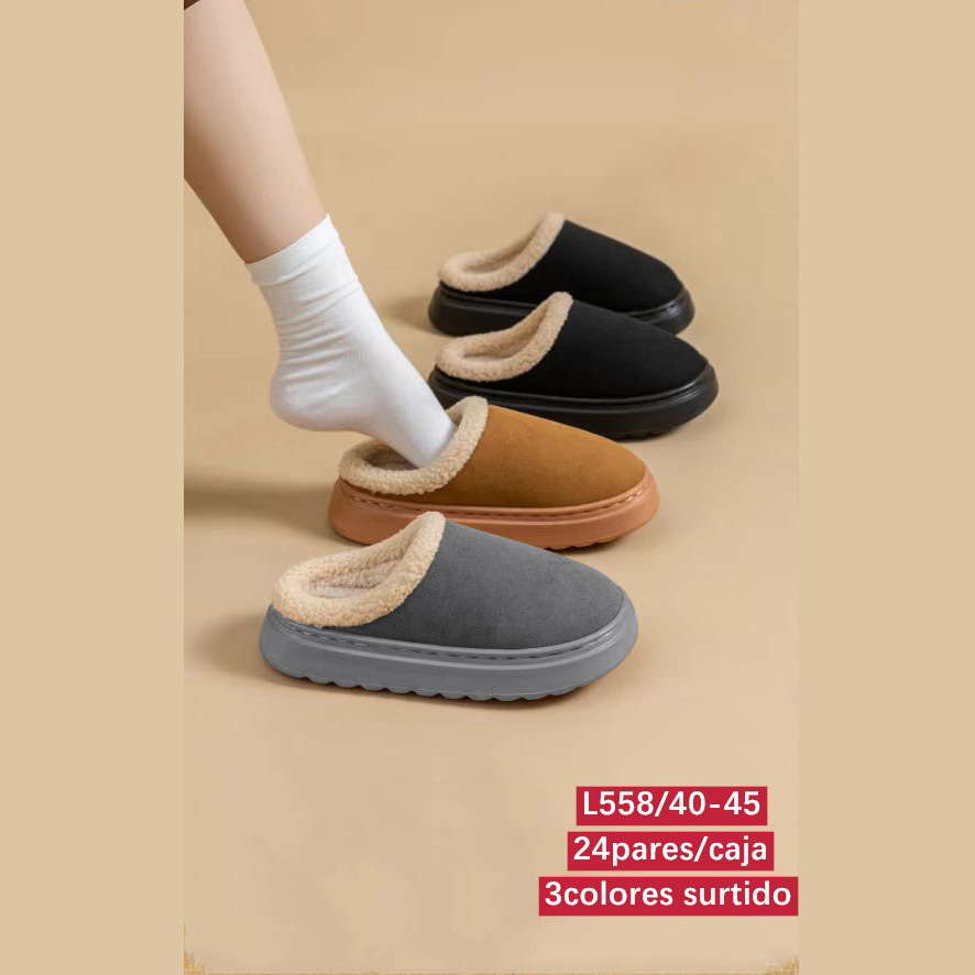 Pantufla con plataforma